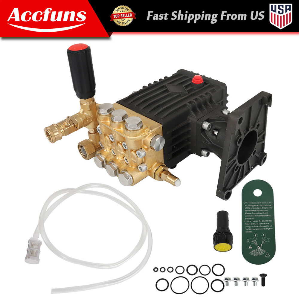 CF 3040 G: 3000 psi 4 US gpm 1-in Shaft Pressure Washer Pump New