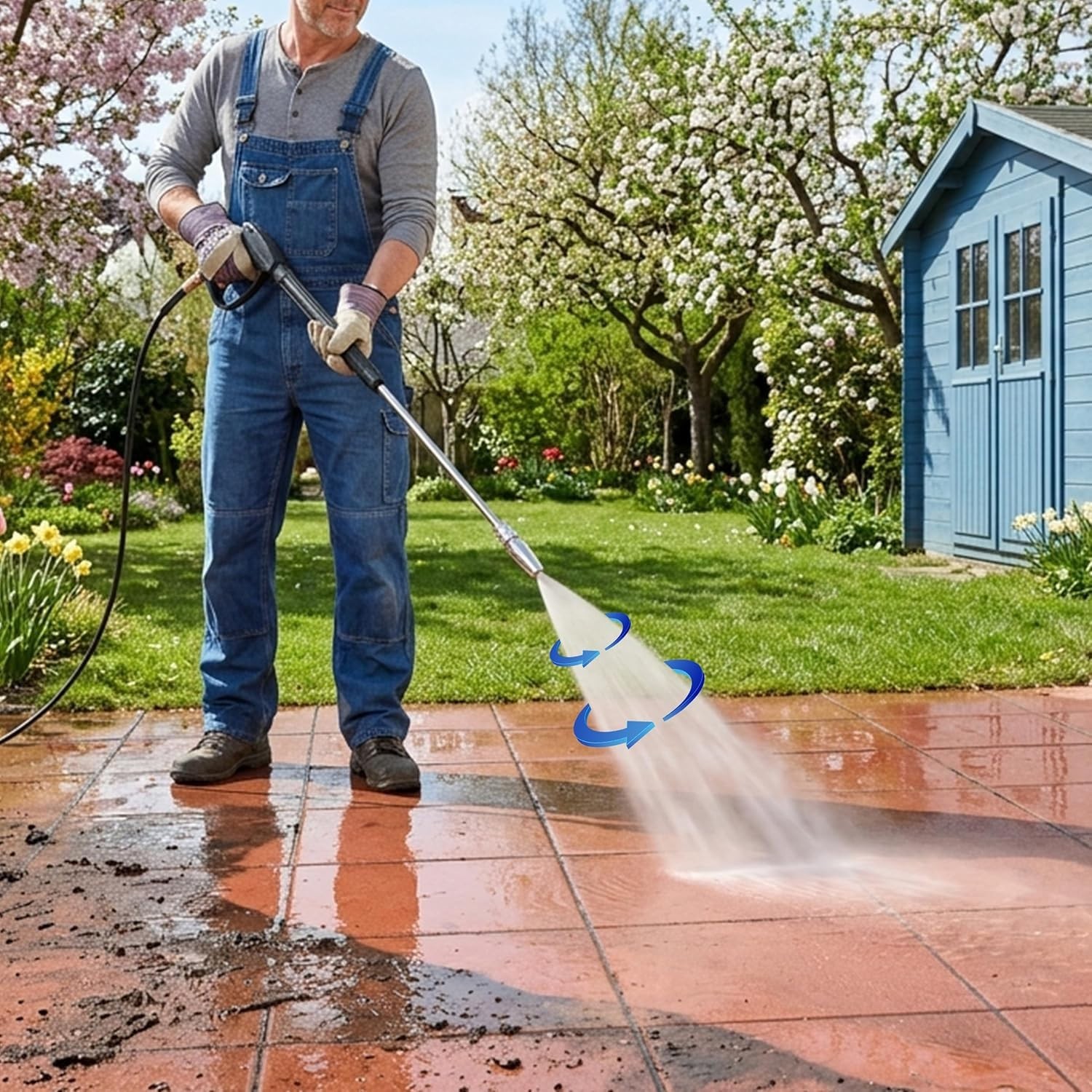 Turbo Nozzle Pressure Washer, 3600 PSI Stainless Steel Power Washer Nozzle