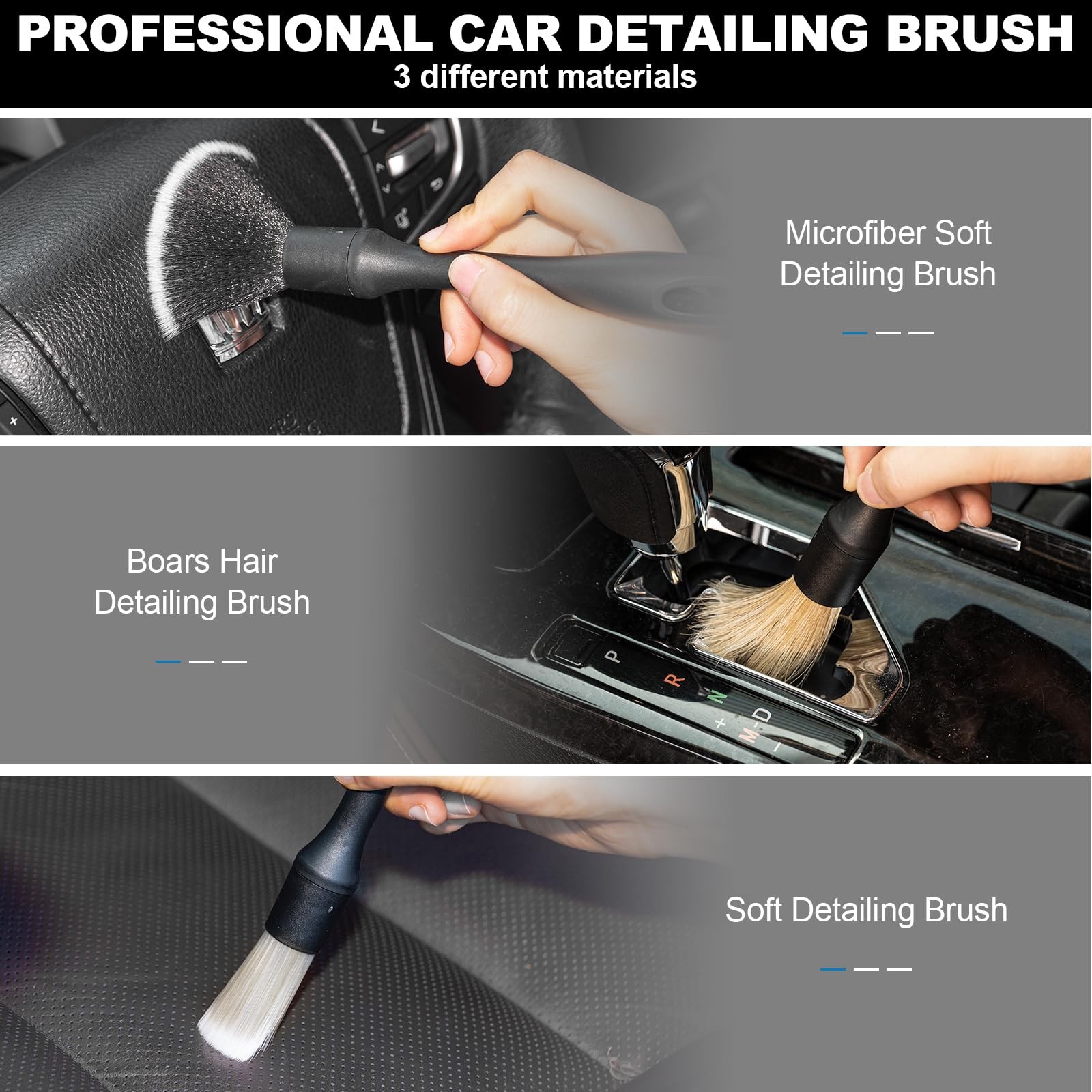 ThinkLearn Car Interior Detailing Kit, Cleaning Kit Interior, Including…