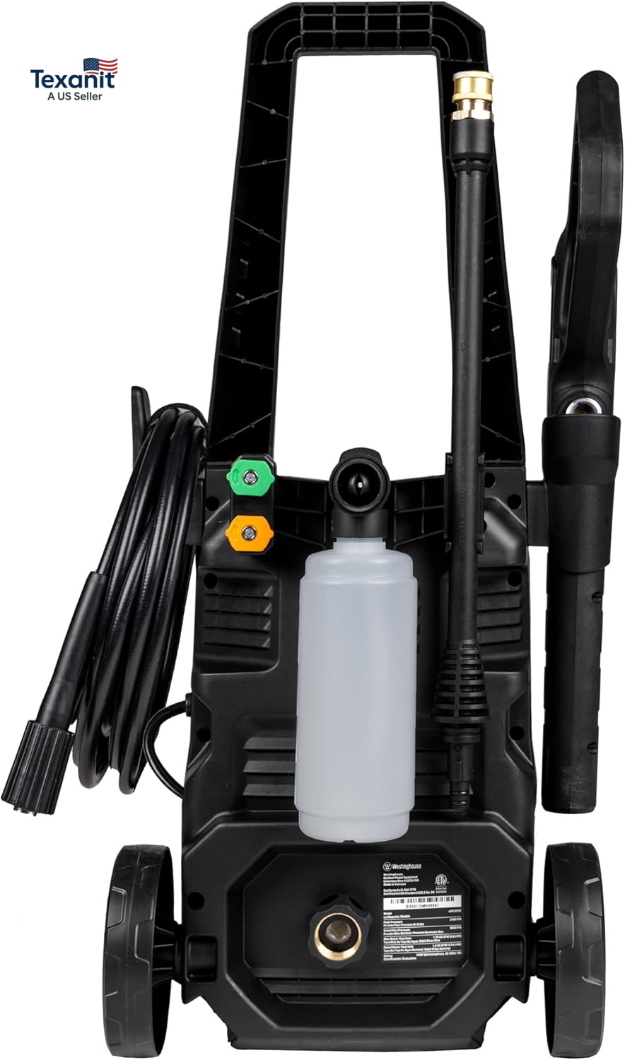 Epx3050 Electric Pressure Washer, 2100 Max PSI 1.76 Max GPM with Foam Cannon and