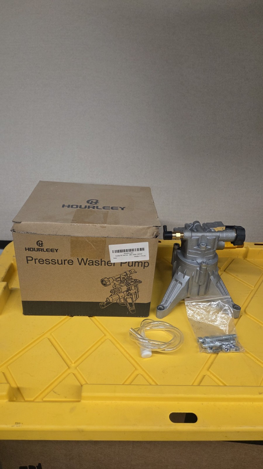 Hourleey 7/8″ Shaft Vertical Pressure Washer Pump, 3400PSI 2.5GPM