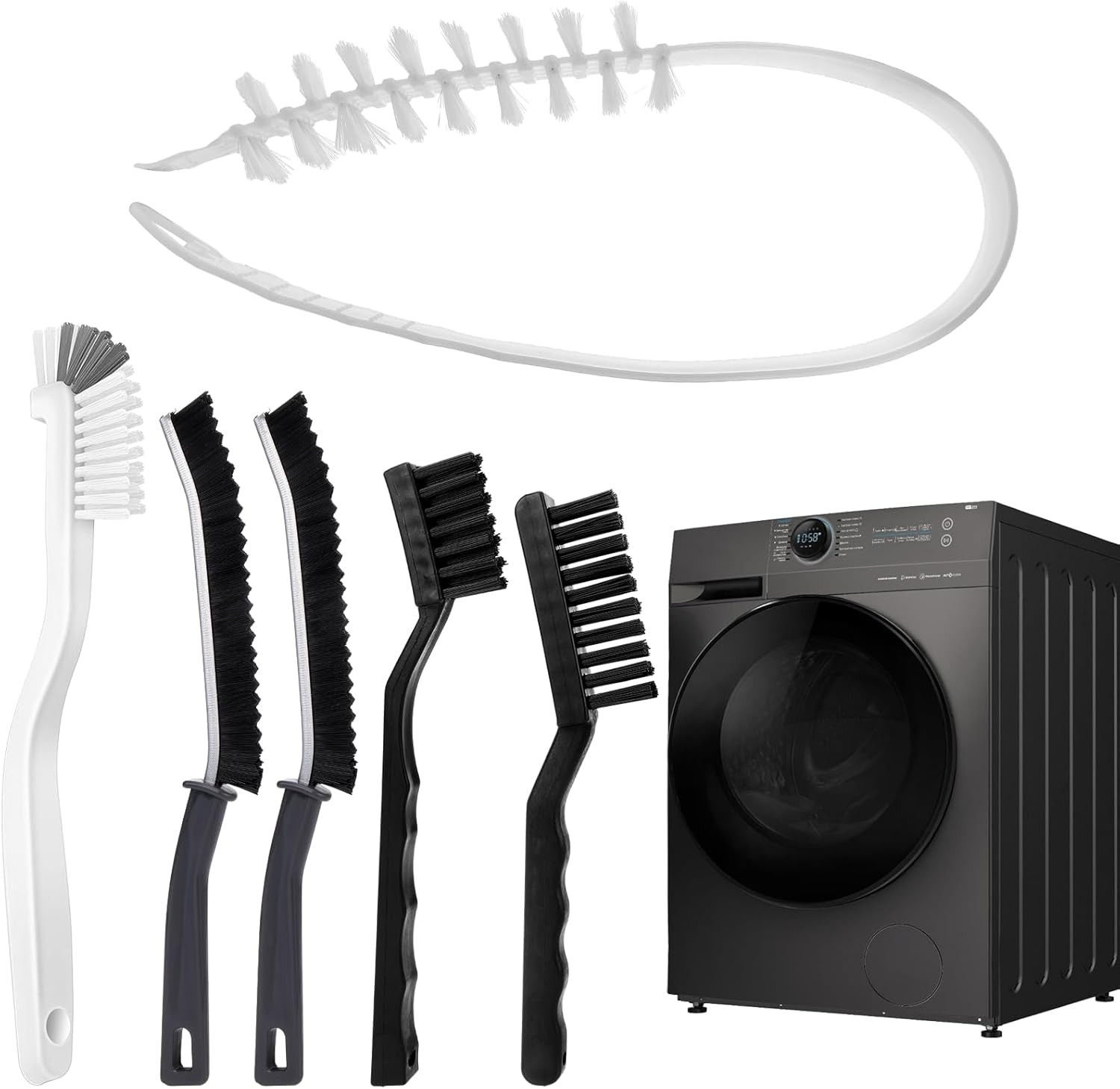 Washing Machine Cleaning Brush Kit – Drum & Crevice Washer Tools