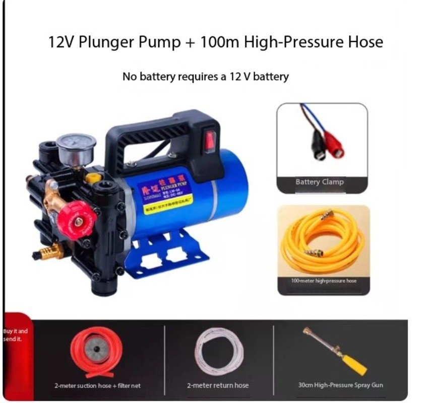 Rechargeable Sprayer Portable Fully Automatic Orchard Electric Plunger Pump