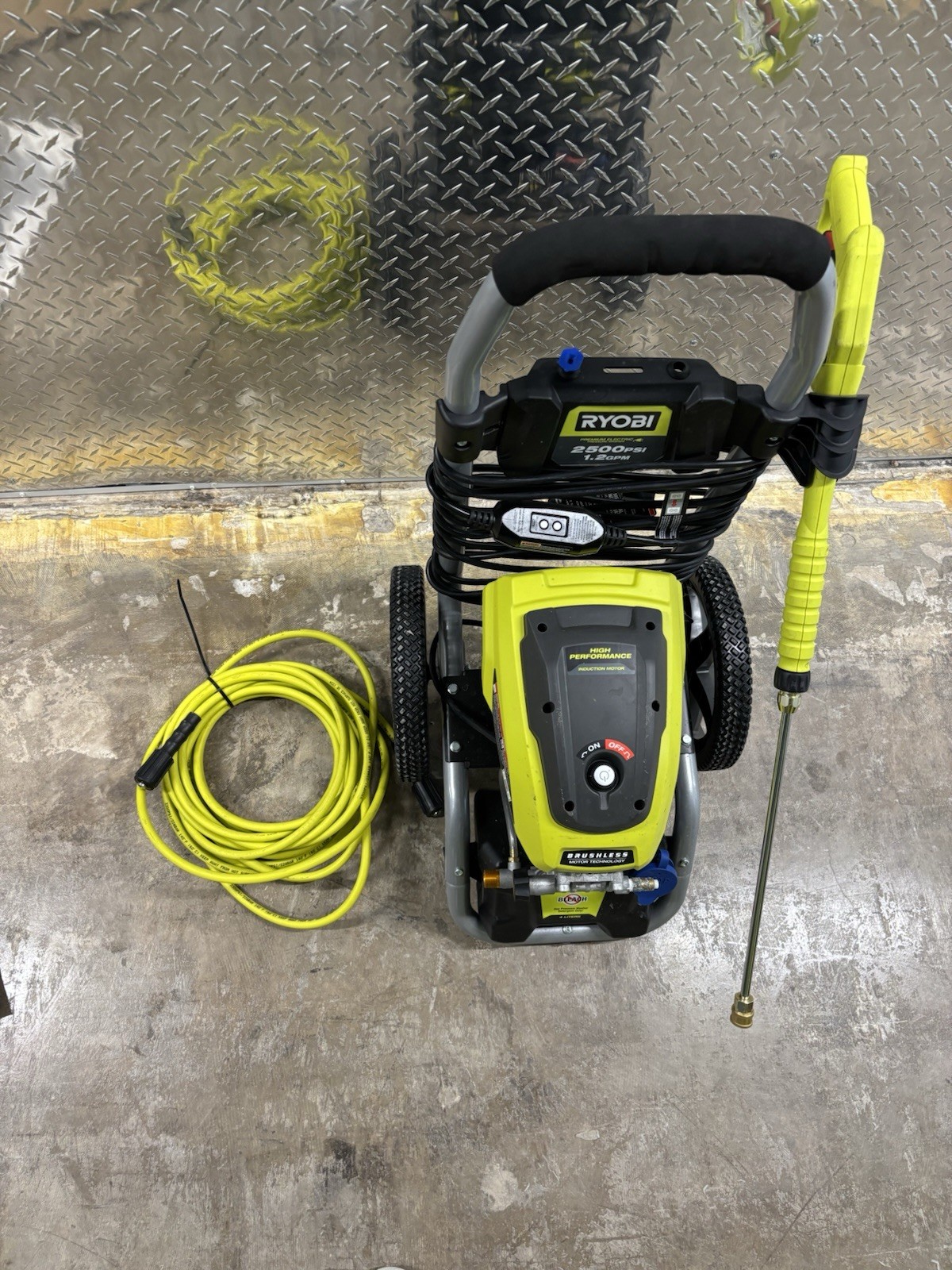 RYOBI 2500 PSI 1.2 GPM High Performance Cold Water Electric Pressure Washer