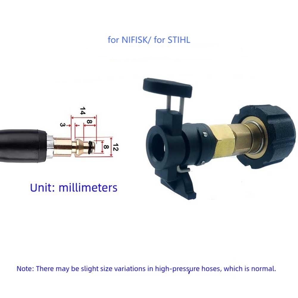 Pressure Washer Connector M22 Internal Thread High Pressure Cleaning Pipe