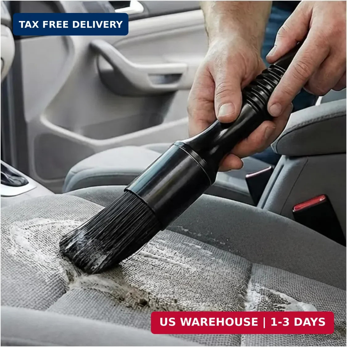 Parts Washer Brush, Wear Resistant Stiff Bristle Auto Parts Cleaning Tool, No Sc