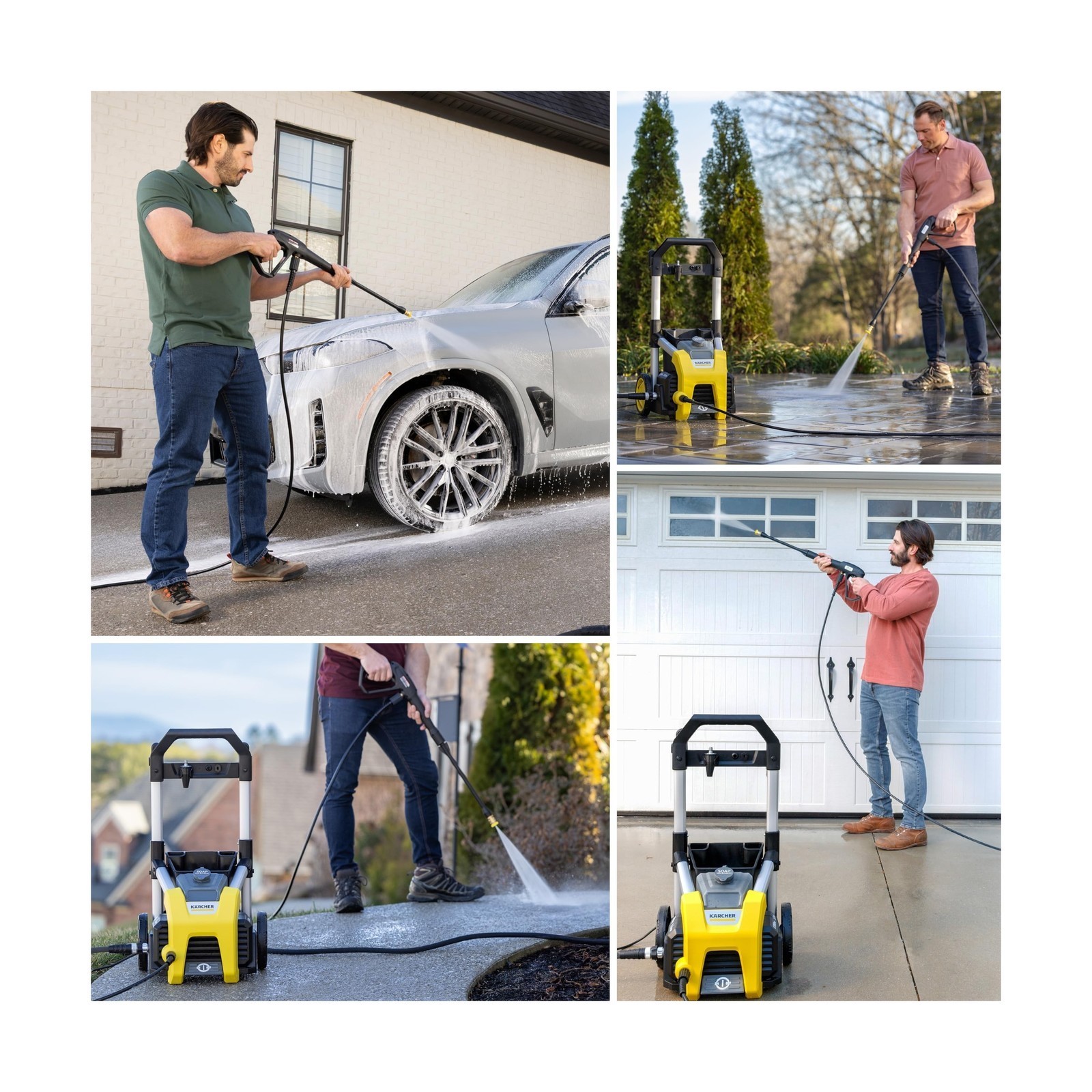 Kärcher Pressure Washer K1700, CETA Certified, 3 Spray Nozzles, Detergent T