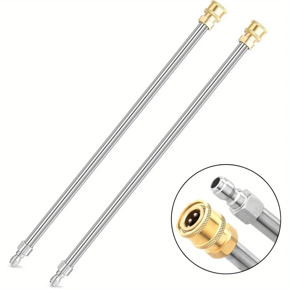 Pressure Washer Extension Wand, 32″ | 14″ Stainless Steel, Power Lance, 2 Pack