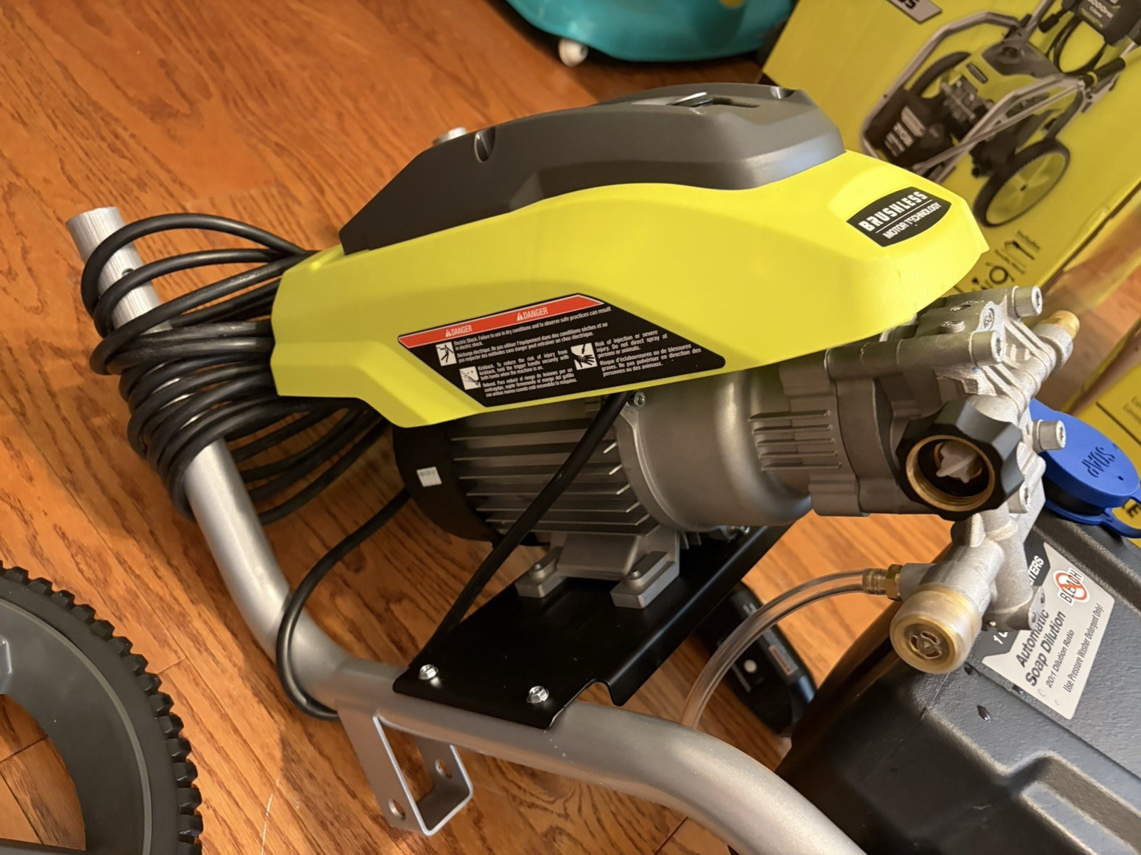 Ryobi 2500 PSI 1.2 GPM Brushless Cold Water Electric Pressure Washer RY142500