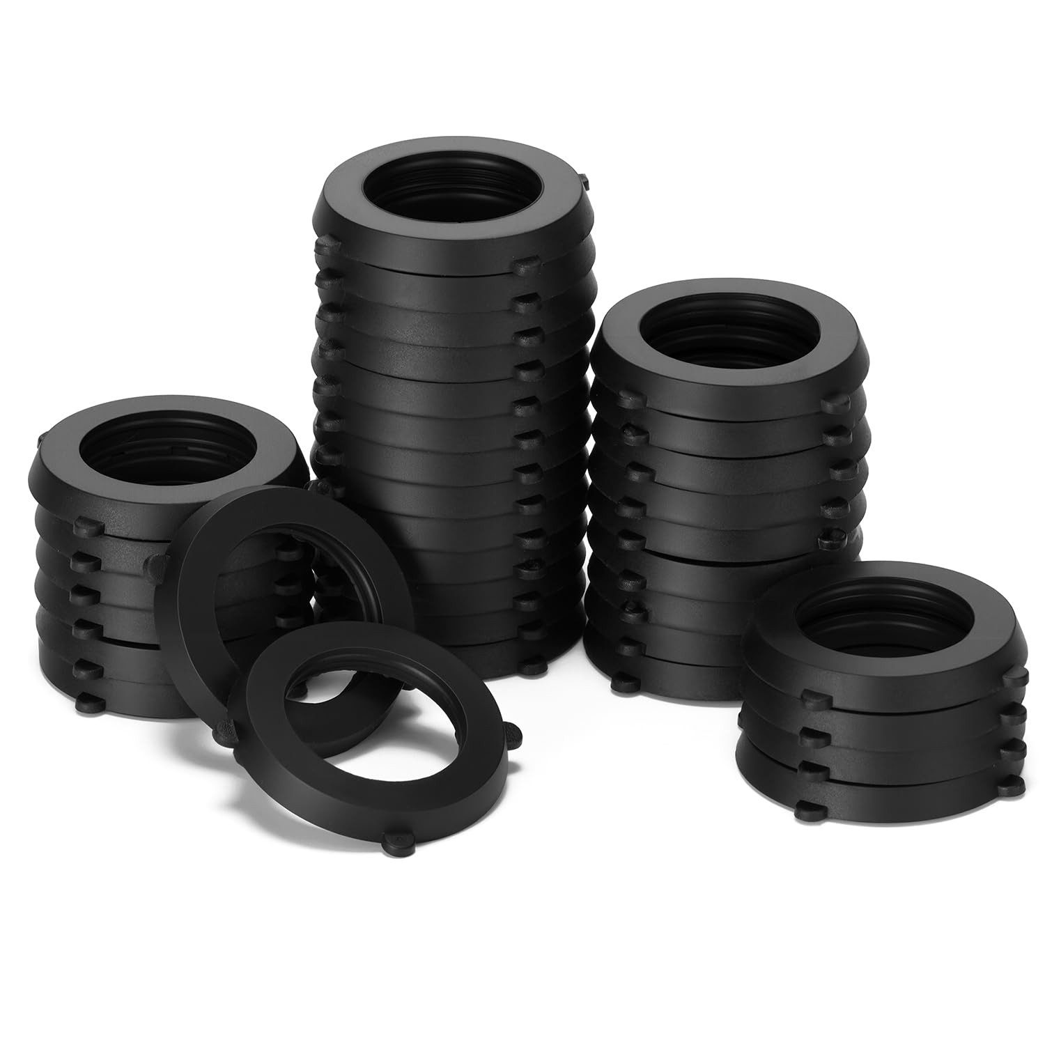 30 Pack Garden Hose Washers Heavy Duty Rubber Seals With SelfLocking Tabs