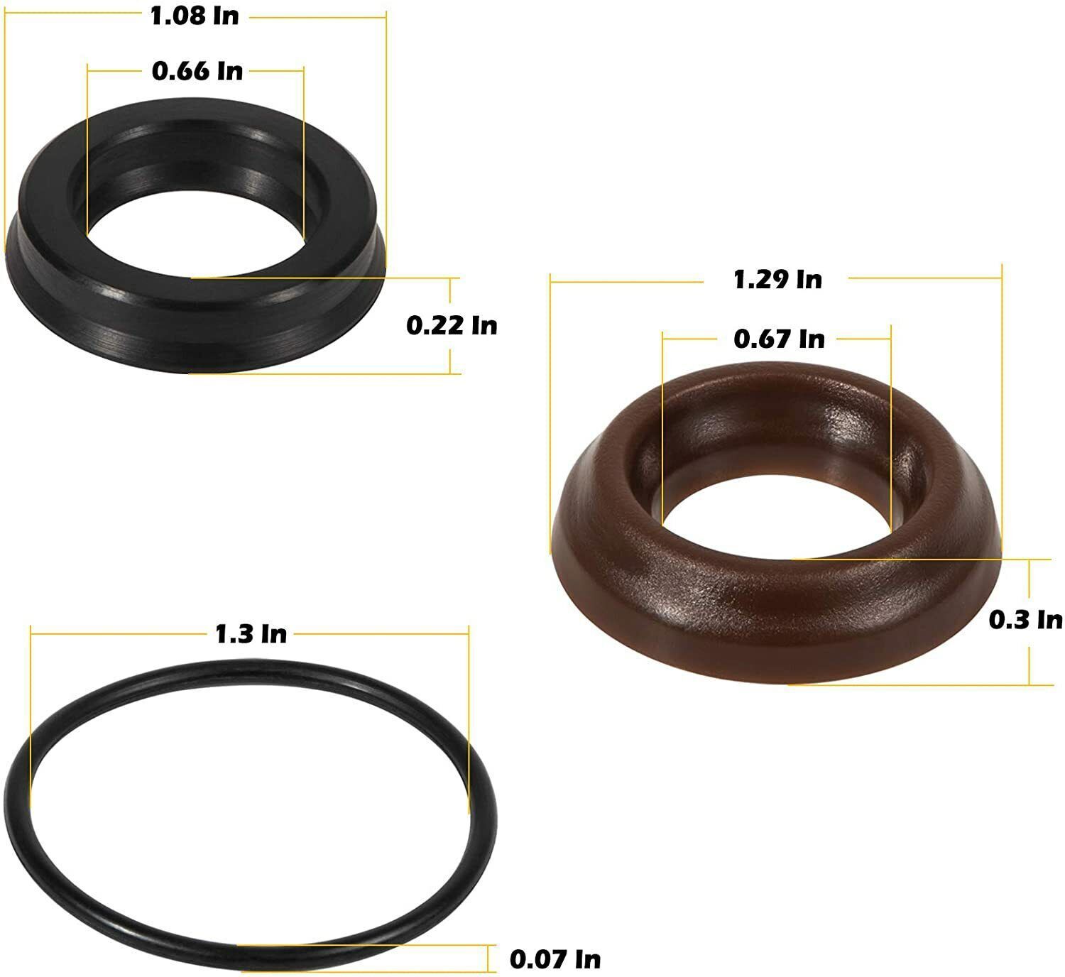 AR1857 18mm XR Seal Repair Kit for Annovi Reverberi Pump RK RKA RKV XRC XRA