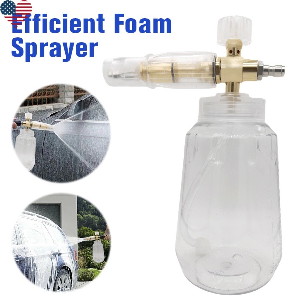Car Soap Foam Pump Sprayer with Quick Connector for Car Washing and Cleaning