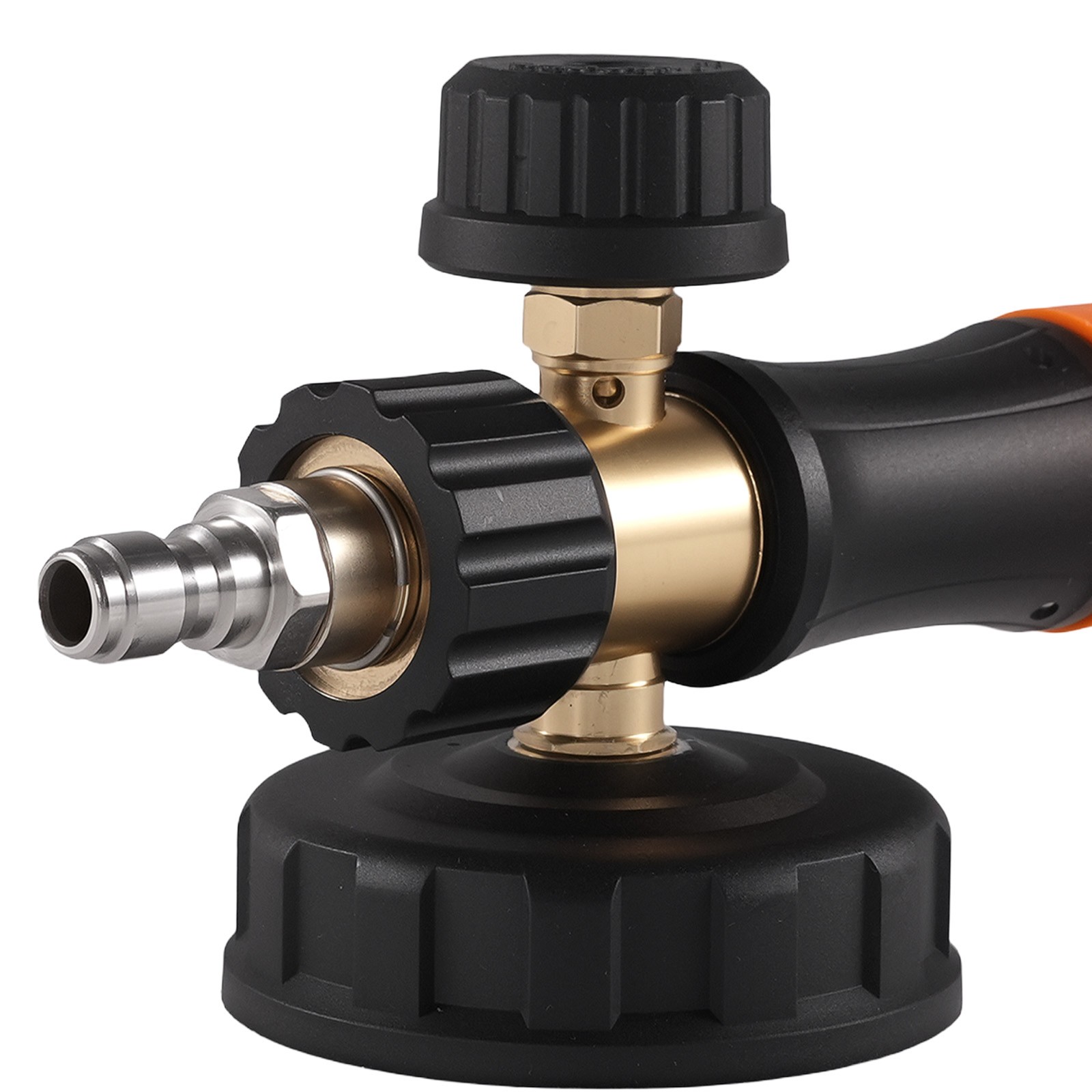 Car Wash Foam Cannon 1.3L Soap Tank for Pressure Washer 4000PSI 1/4″ QC