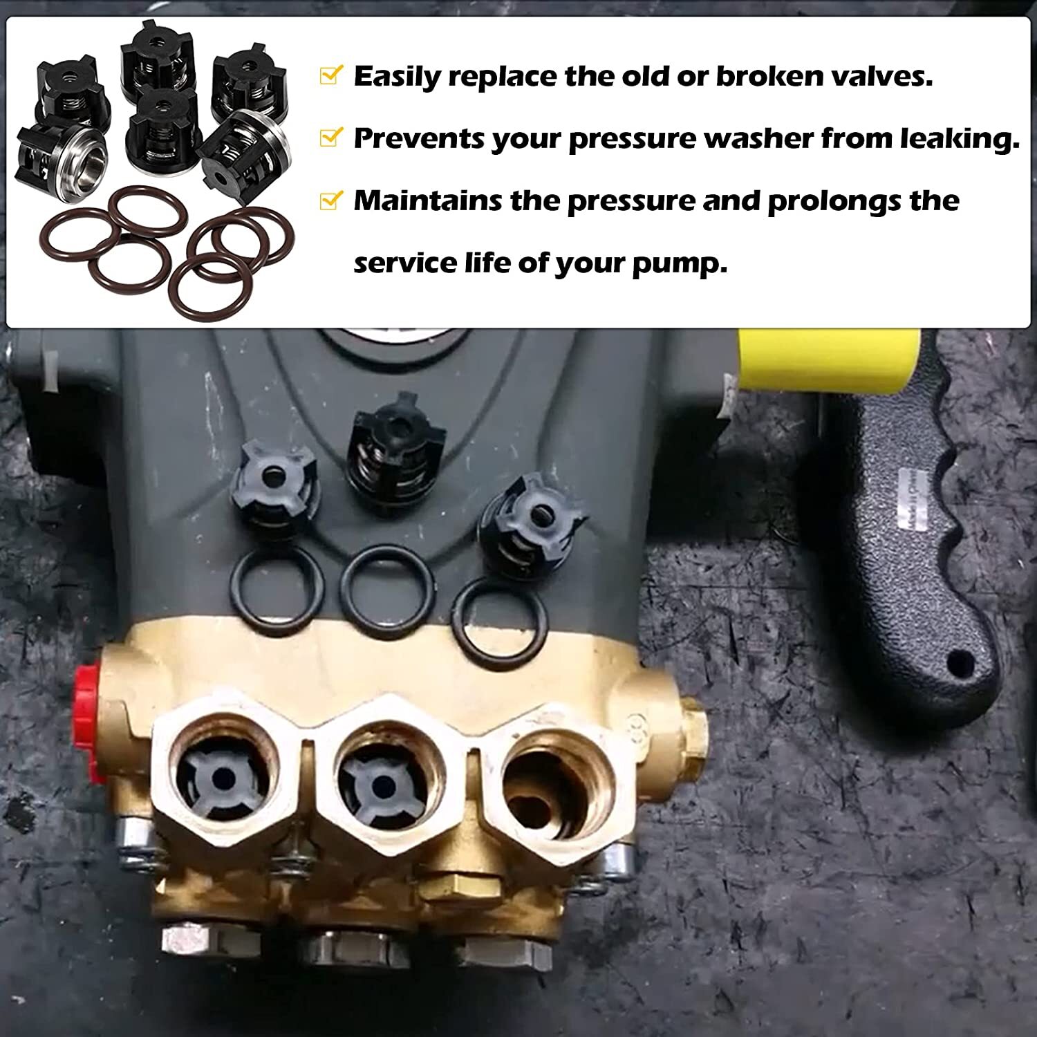 AR1828 Check Valve Kit & AR1857 Pressure Washer Packing Kit for Annovi Reverberi