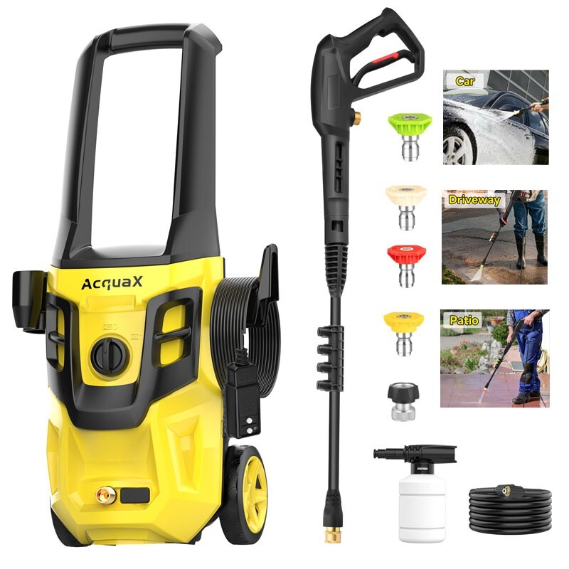 AcquaX Electric Pressure Washer 1900PSI 1.8 GPM Power Washer Cold Water New