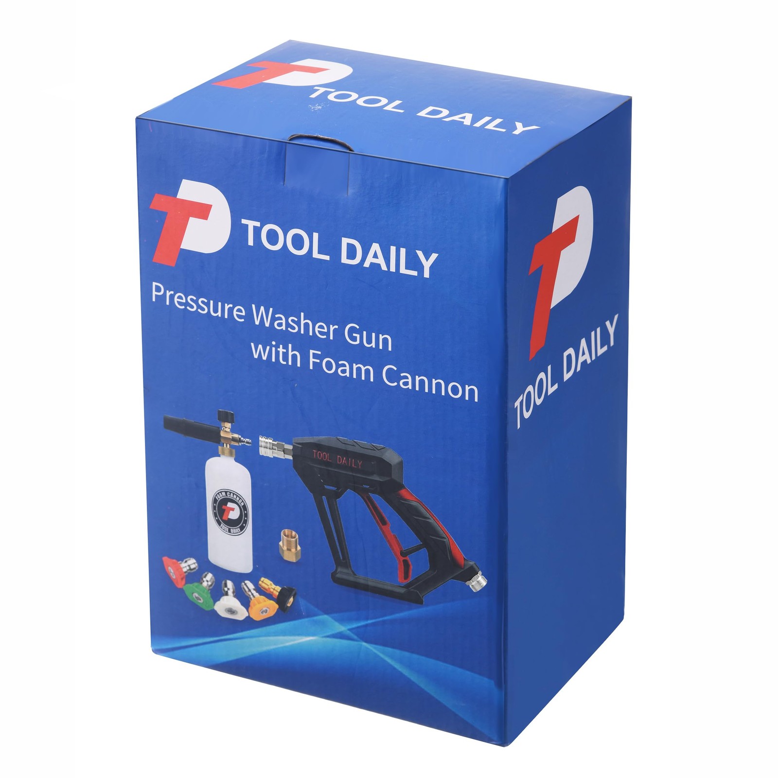Short Pressure Washer Gun with Foam Cannon, 1/4 Inch Quick Connector, with 5 …