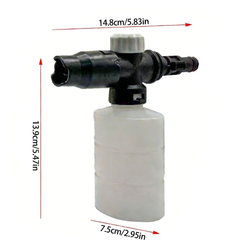 Foam Generator For Car Washing Adjustable Ergonomic Handle Sprayer Accessories