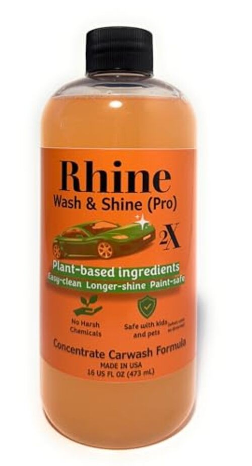 Plant-based Eco-friendly Car Wash Soap, Non-Toxic, High-Foam, Concentrated