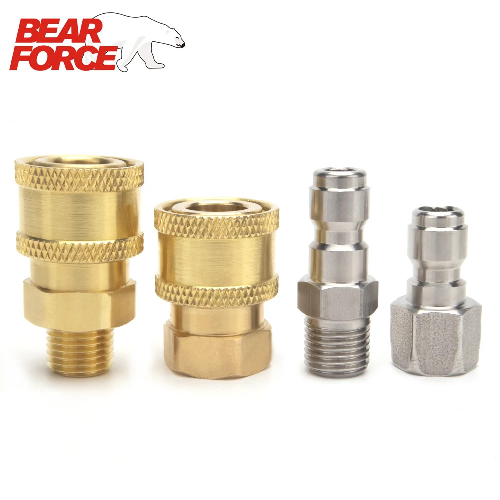 High Pressure Washer Adapter 1/4″ Quick Connector Quick Release Fitting Power Wa
