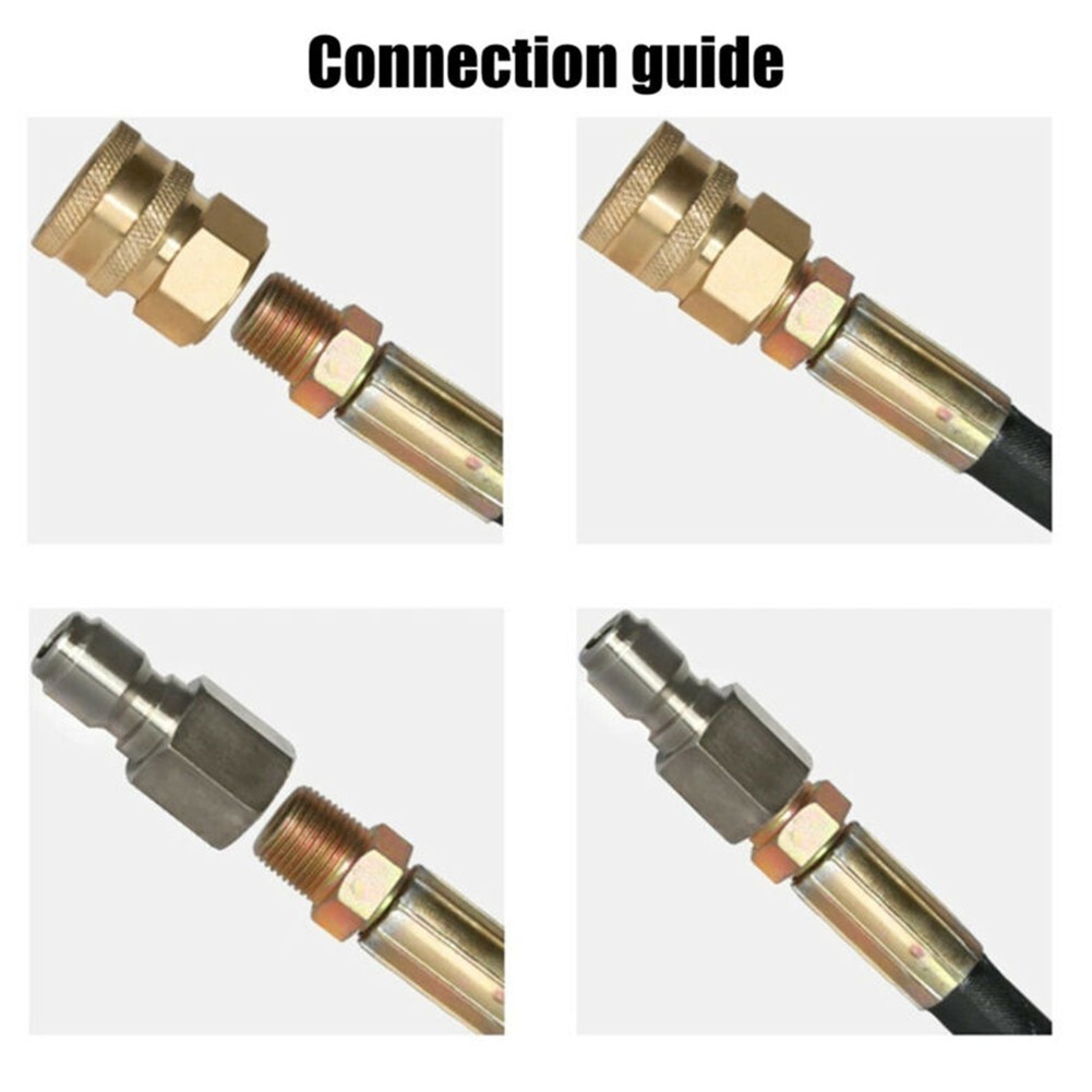 Reliable G3/8 Male And Female Coupling For Pressure Washer Hose Connections