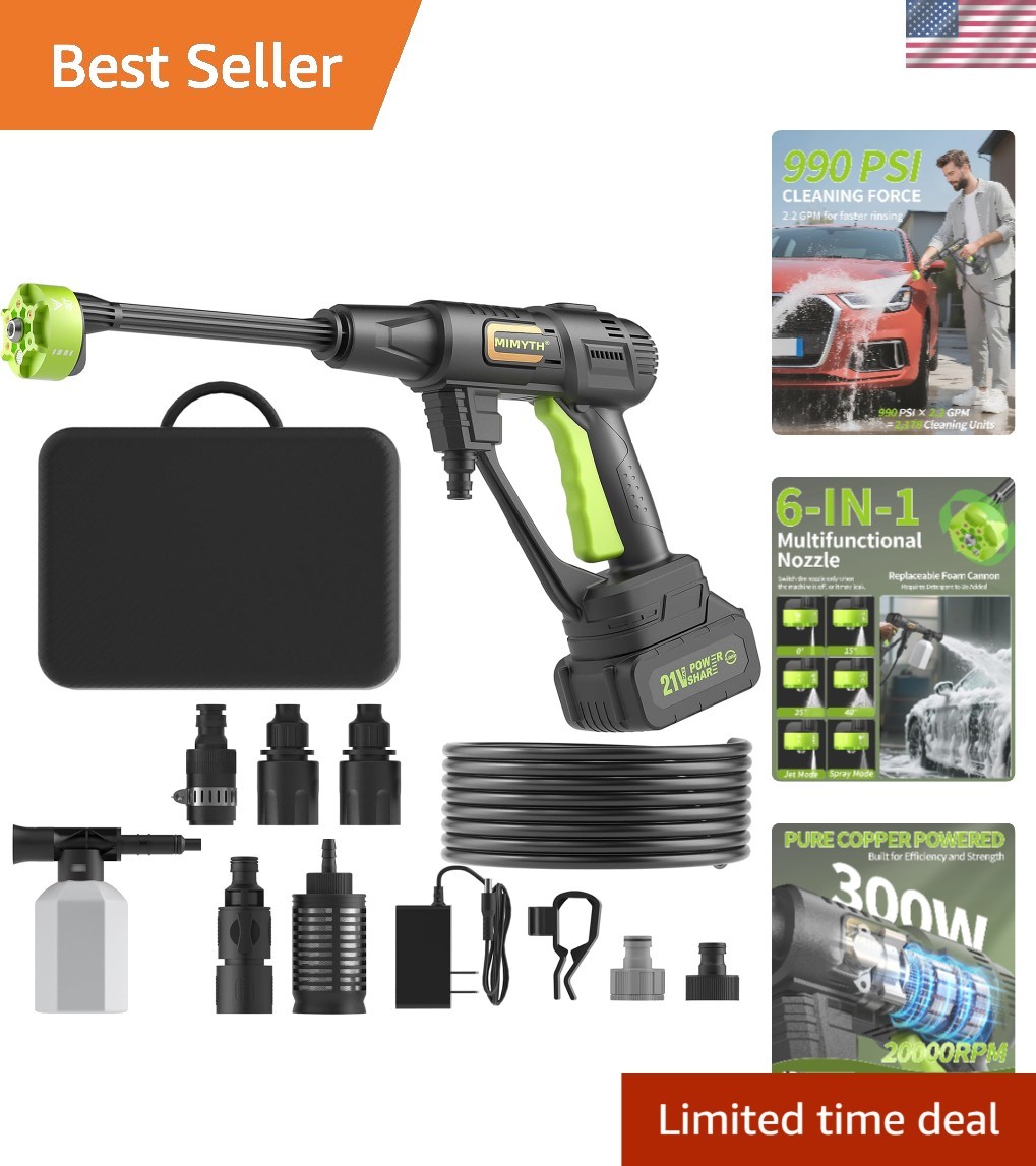 Cordless Portable Washer, Handheld Washer, Battery Operated Washer for Car Ho…