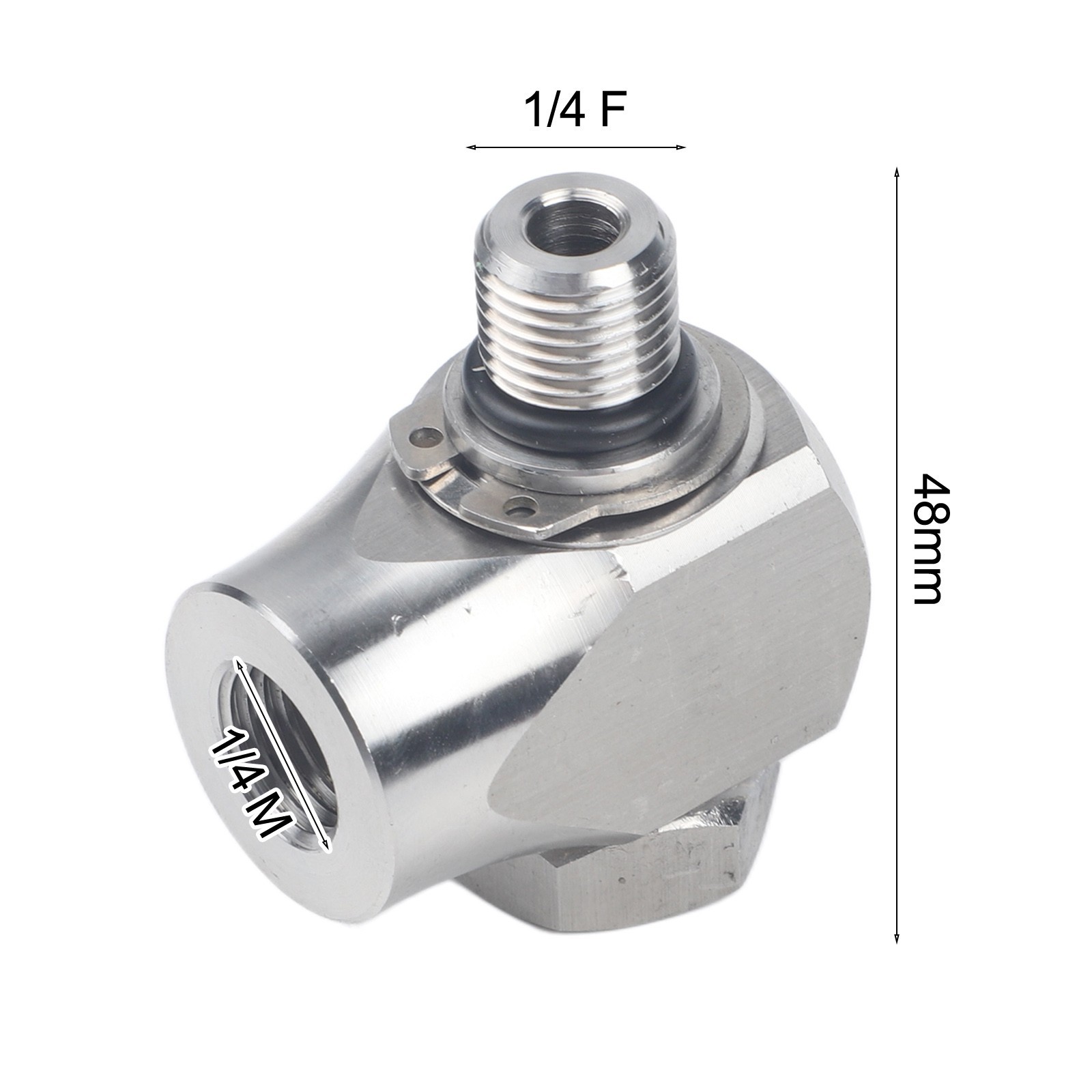 360 Degree Swivel Joint Car Wash Arm Connector 304 Stainless Steel Washer