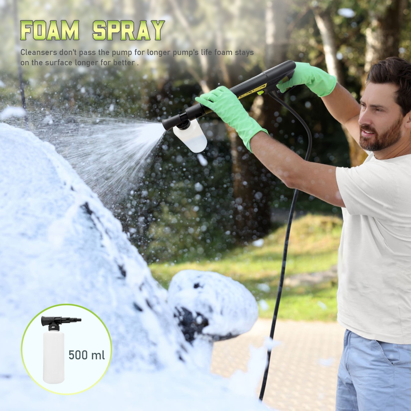 4200PSI 2.0GPM Electric Pressure Washer Portable Electric Power Cleaner Machine