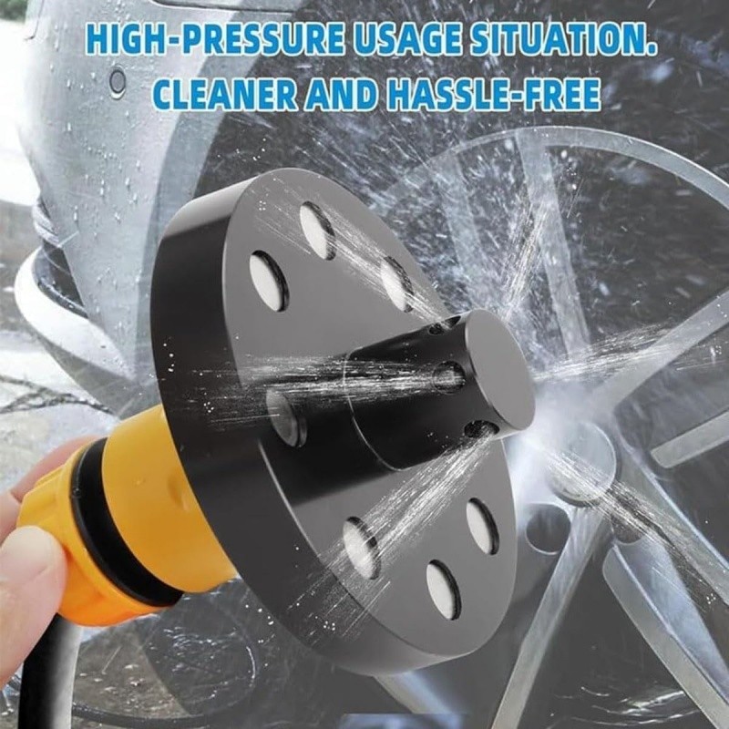 O-Ring Chassis Cleaner Flusher Kit,Magnetic Base & 360°Spinning Nozzle for Truck
