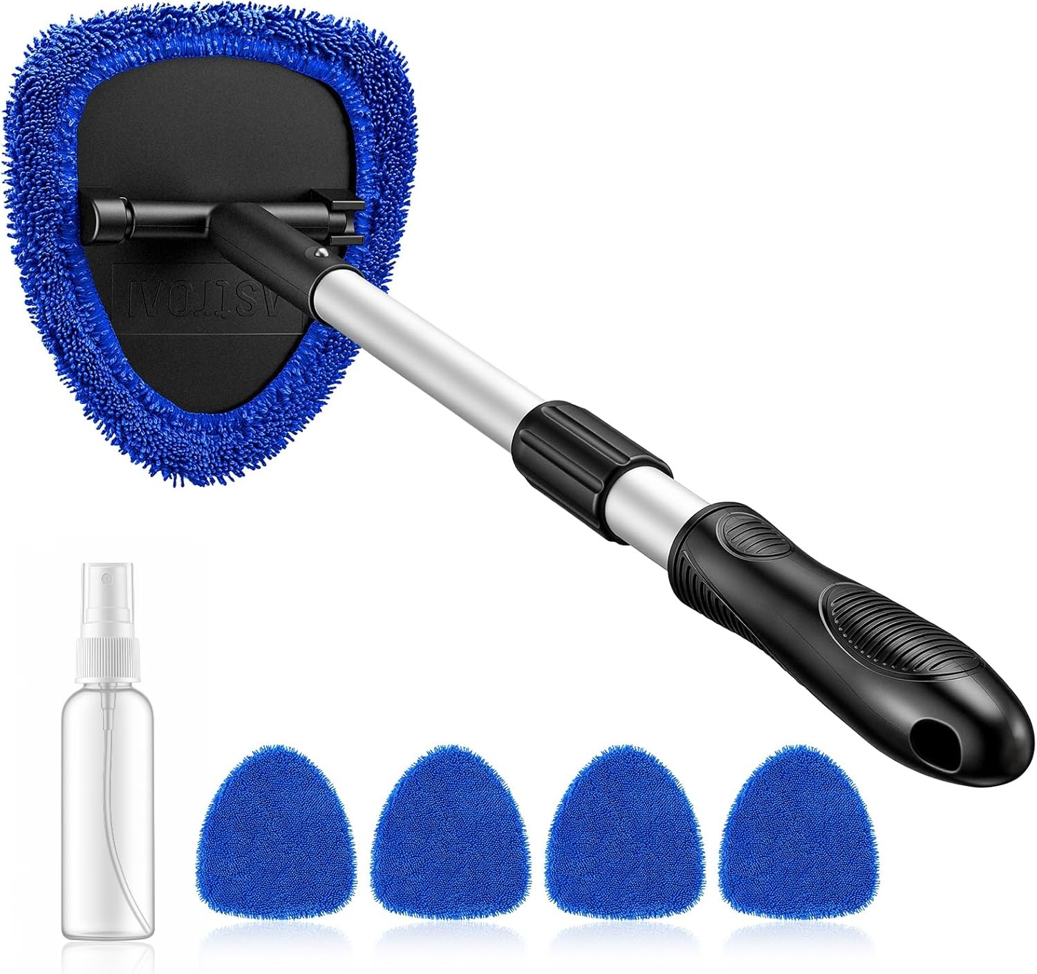 21″ Windshield Cleaner Tool Car Interior Detailing Cleaning Kit with Extendable