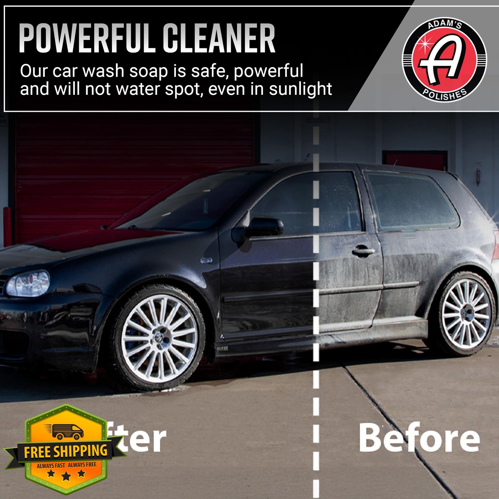 Adam’s Polishes Car Wash Shampoo Gallon Snow Foam Soap
