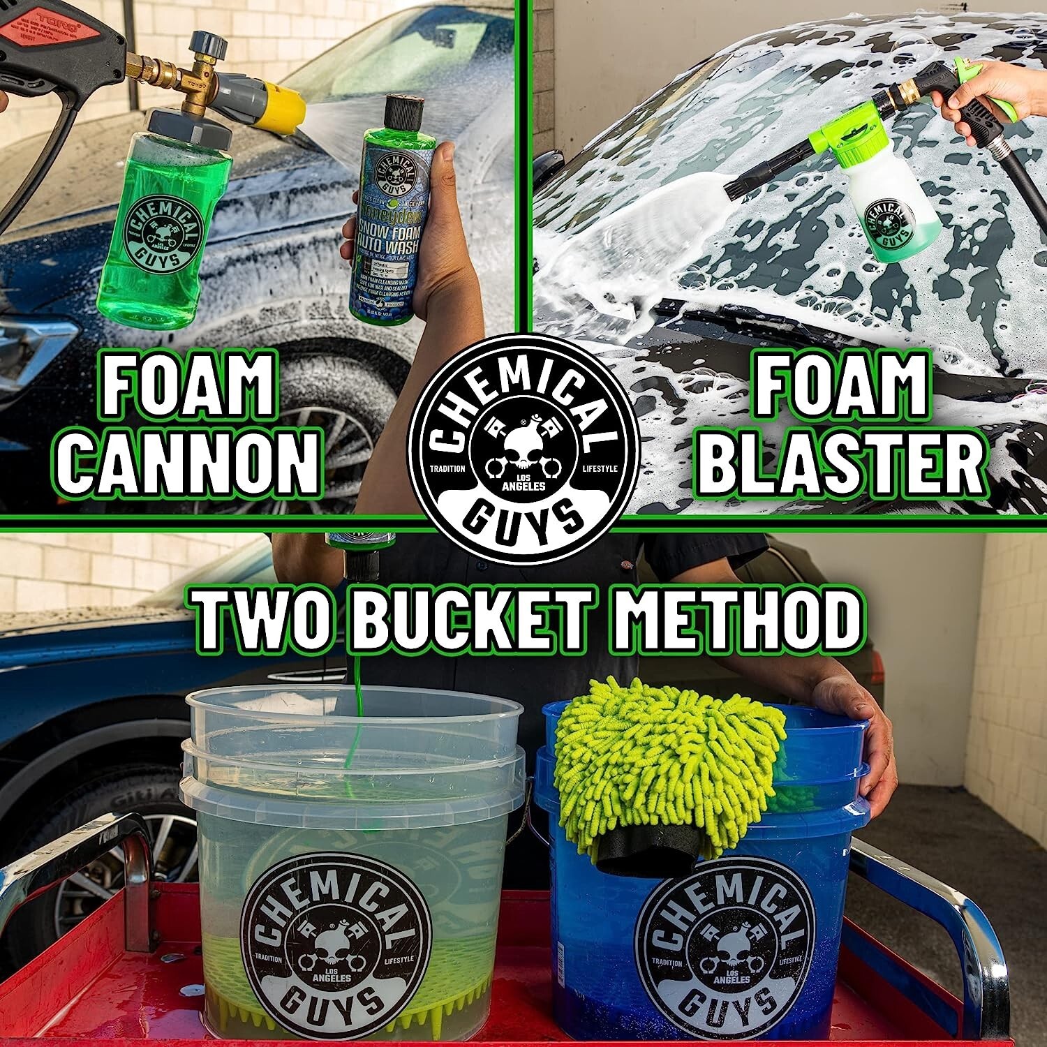 Car Wash Snow Foam Shampoo Pressure Washer Jet Gun Soap Cleanser Cannon 16 Oz