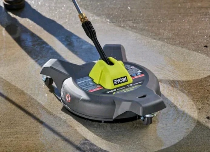 RYOBI 12″ 3100 PSI Electric Pressure Washer Surface Cleaner w/Casters/Free S&H