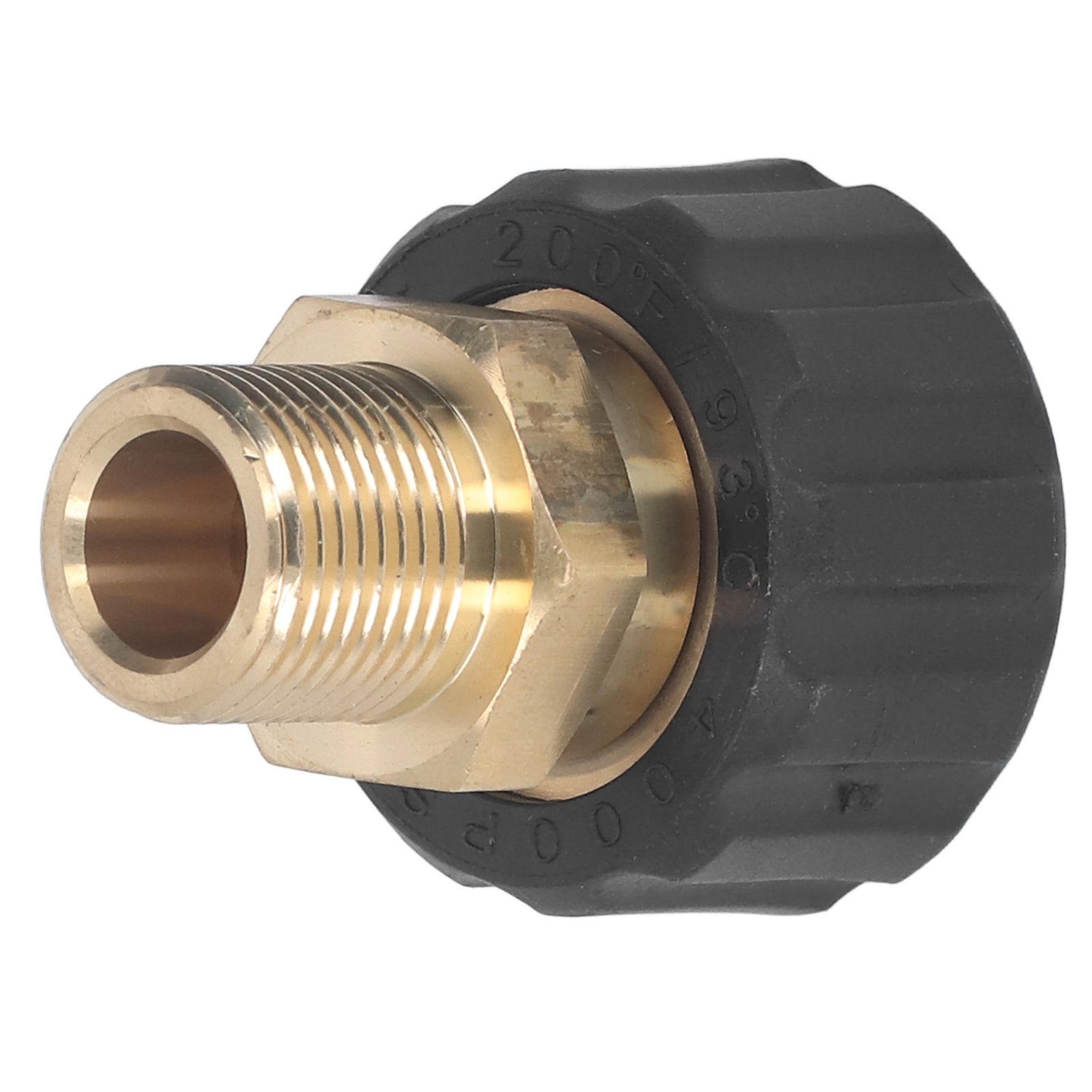 (Male G3/8 To Female M22 14mm)Pressure Washer Adapter Hose Connector 5000PSI