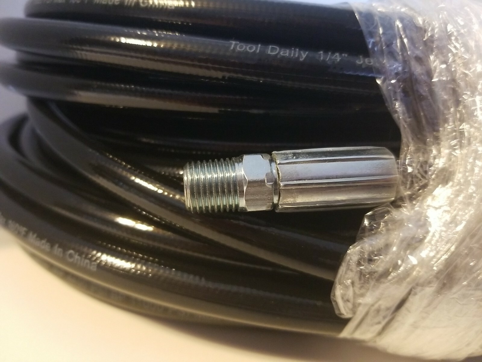 Sewer Cleaning Jetter Hose 1/4″ WP 4400 PSI BP 11000 PSI Max 100′ Length