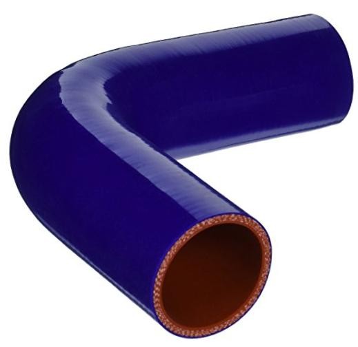 HPS HTSEC90-200-BLUE Silicone High Temperature 4-ply Reinforced 90 degree