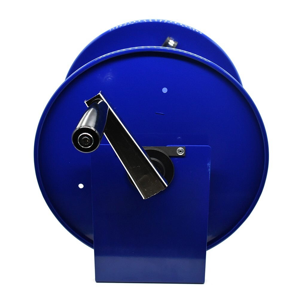 PW7191 Pressure Washer Manual Hose Reel Blue Powder Coated Steel – For 100ft