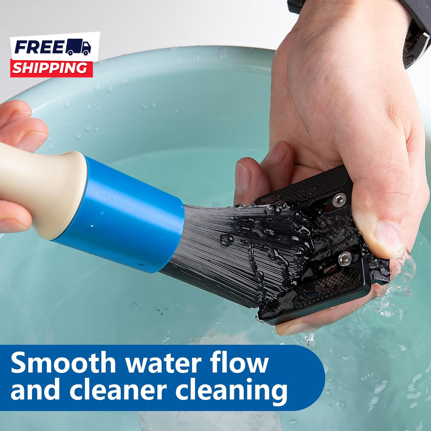 Parts Washer Brush with 31 Inch Hose Wear Resistant Parts Cleaning Brush Parts