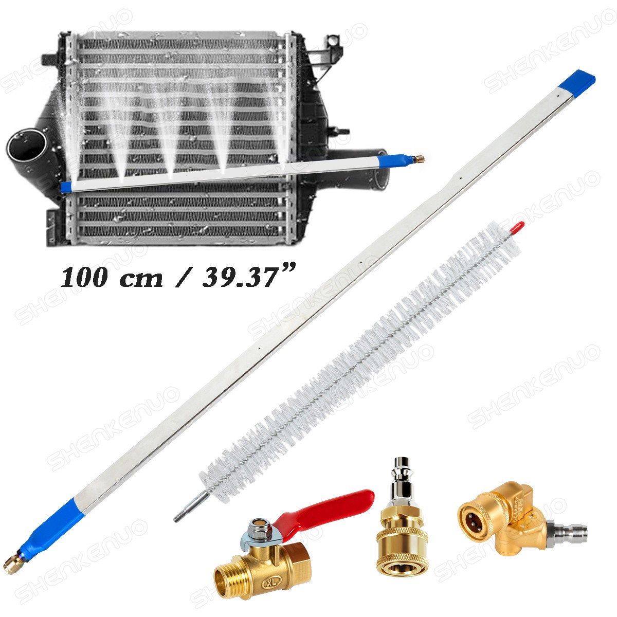 Cleaner Tool Portable Radiator Cleaning Wand Radiator Flush for Cars Trucks RVS