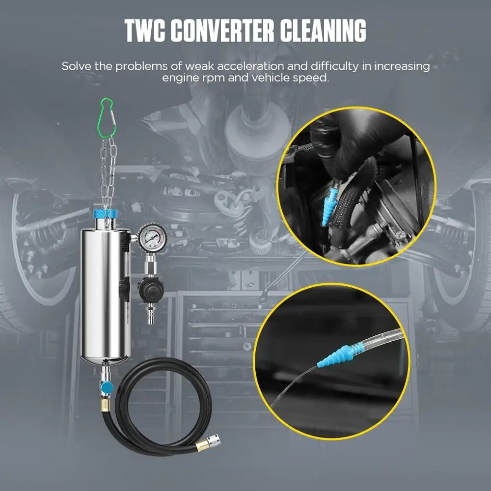 Petrol Car Injector Cleaner Gasoline Nozzle Flushing Petrol EFI Throttle Tools