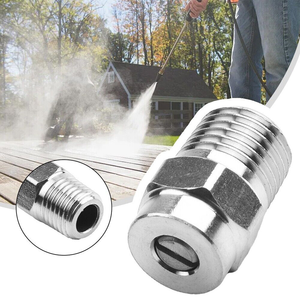 Thread Spray Nozzle 1/4″ Male NPT 4000PSI Spiral Nozzle Pressure Washer Cleaner