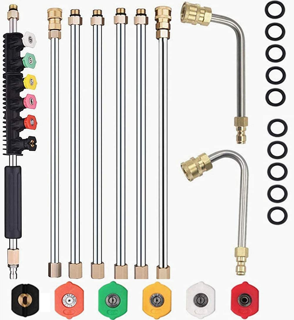 120Inch Stainless Steel Pressure Washer Extension Wand Power Washer Lance with S
