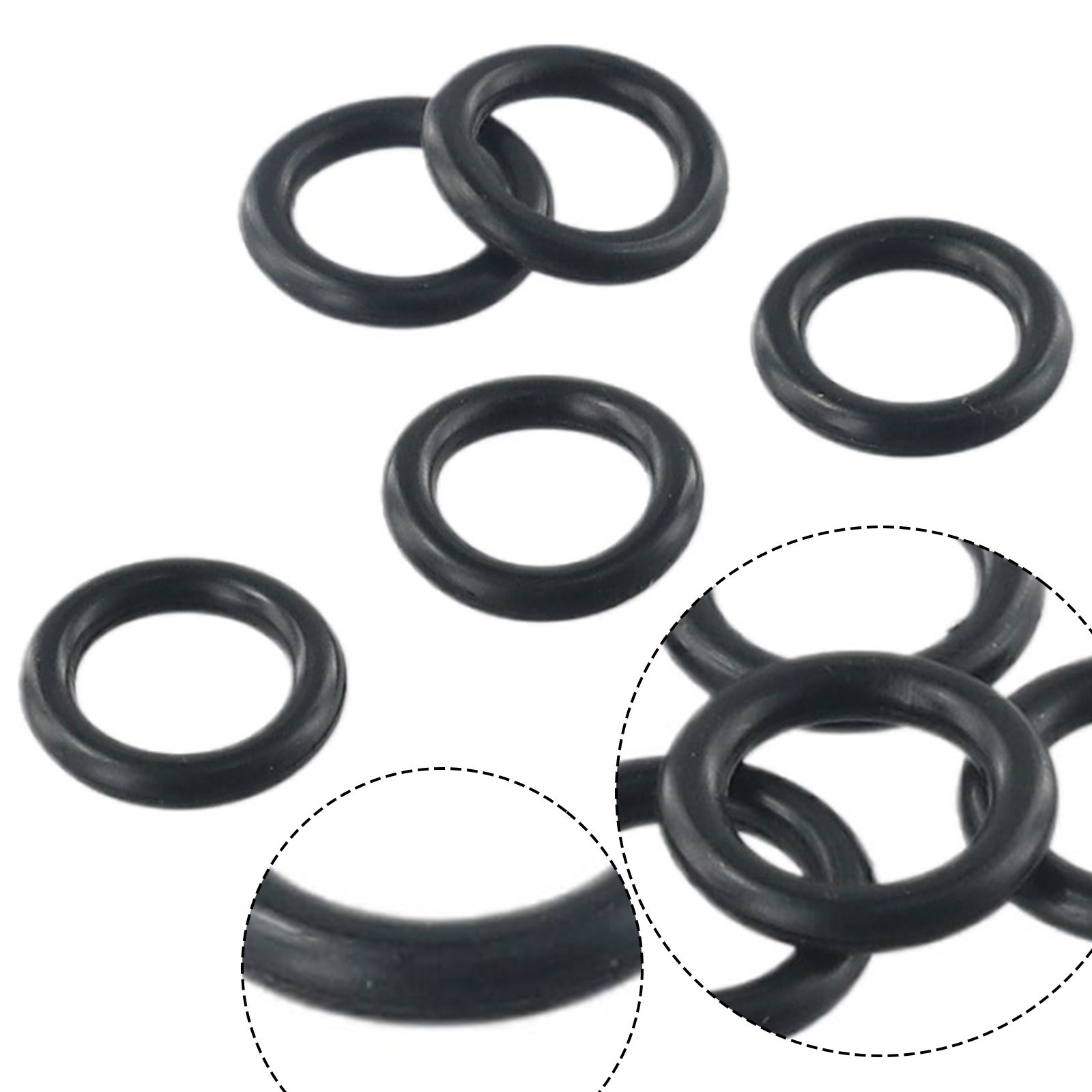 20 Pcs Rubber 1/4 O-Rings Sealing Ring For Pressure Washer Hose Quick Disconnect