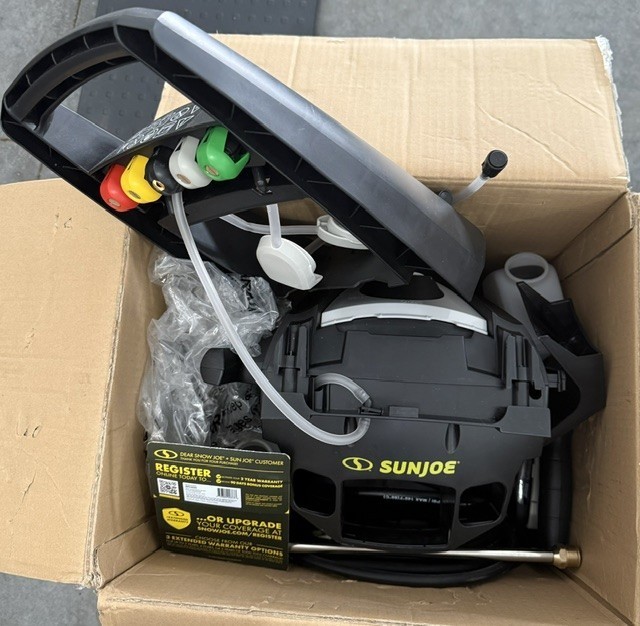 SUN JOE SPX3000 2030 PSI ELECTRIC PRESSURE WASHER – OPEN BOX