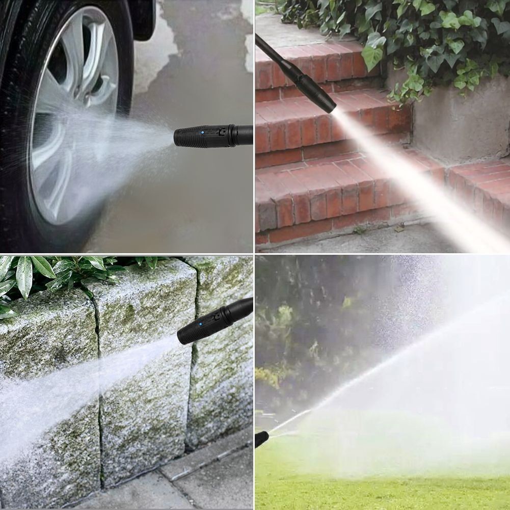 Power High Pressure Washer Spray Gun Jet Lance Trigger Wash Wand & 5M Hose