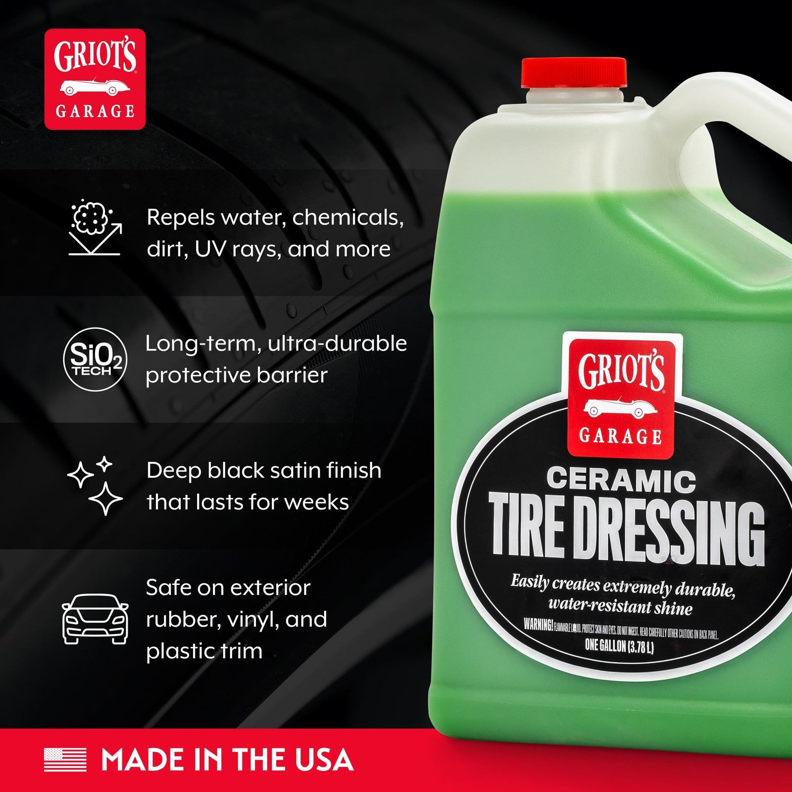 Griot’S Garage Griots Garage Ceramic Tire Dressing Coating For Car Detailing