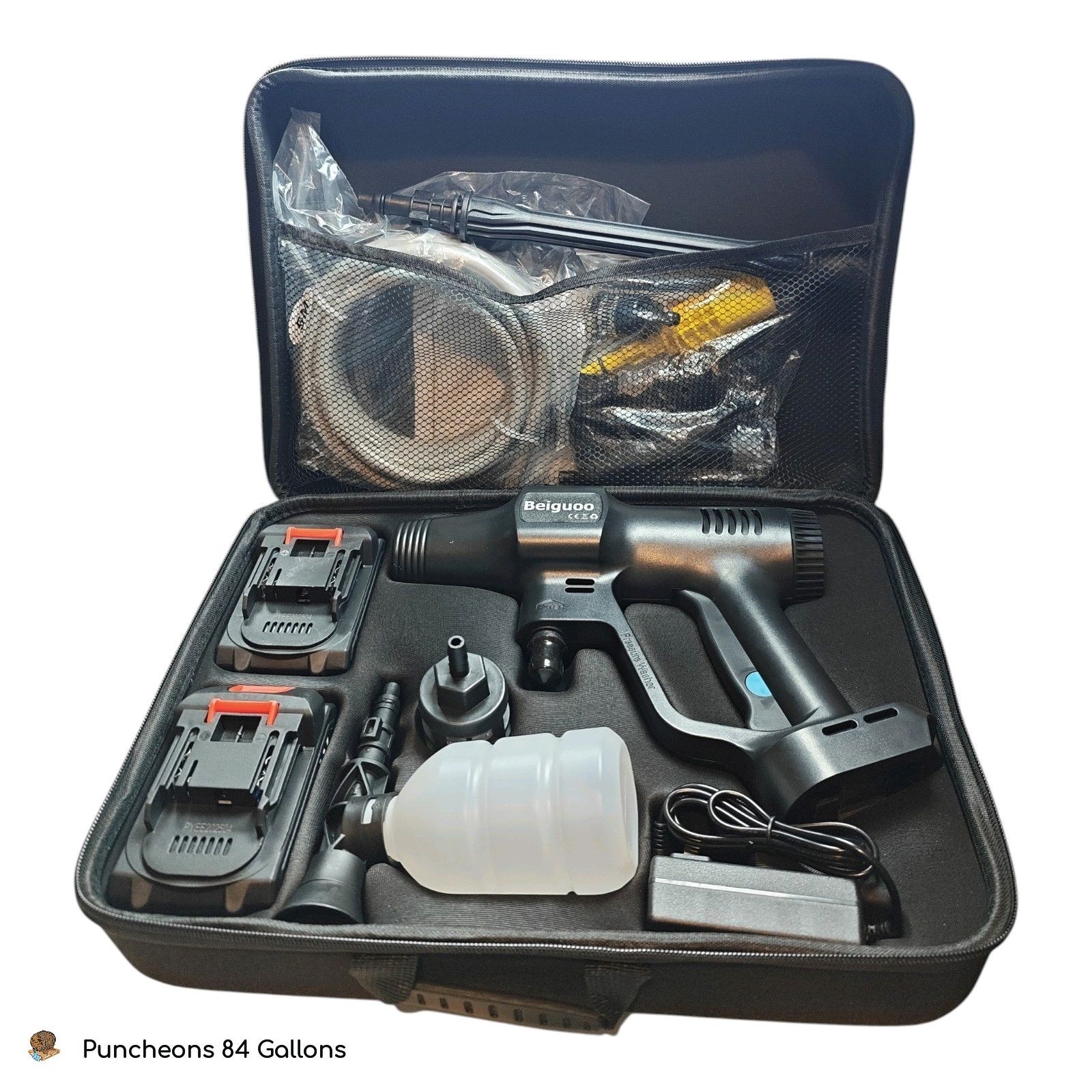 Cordless Handheld Pressure Washer 1450PSI Brushless Motor & 2X4000mAh Battery