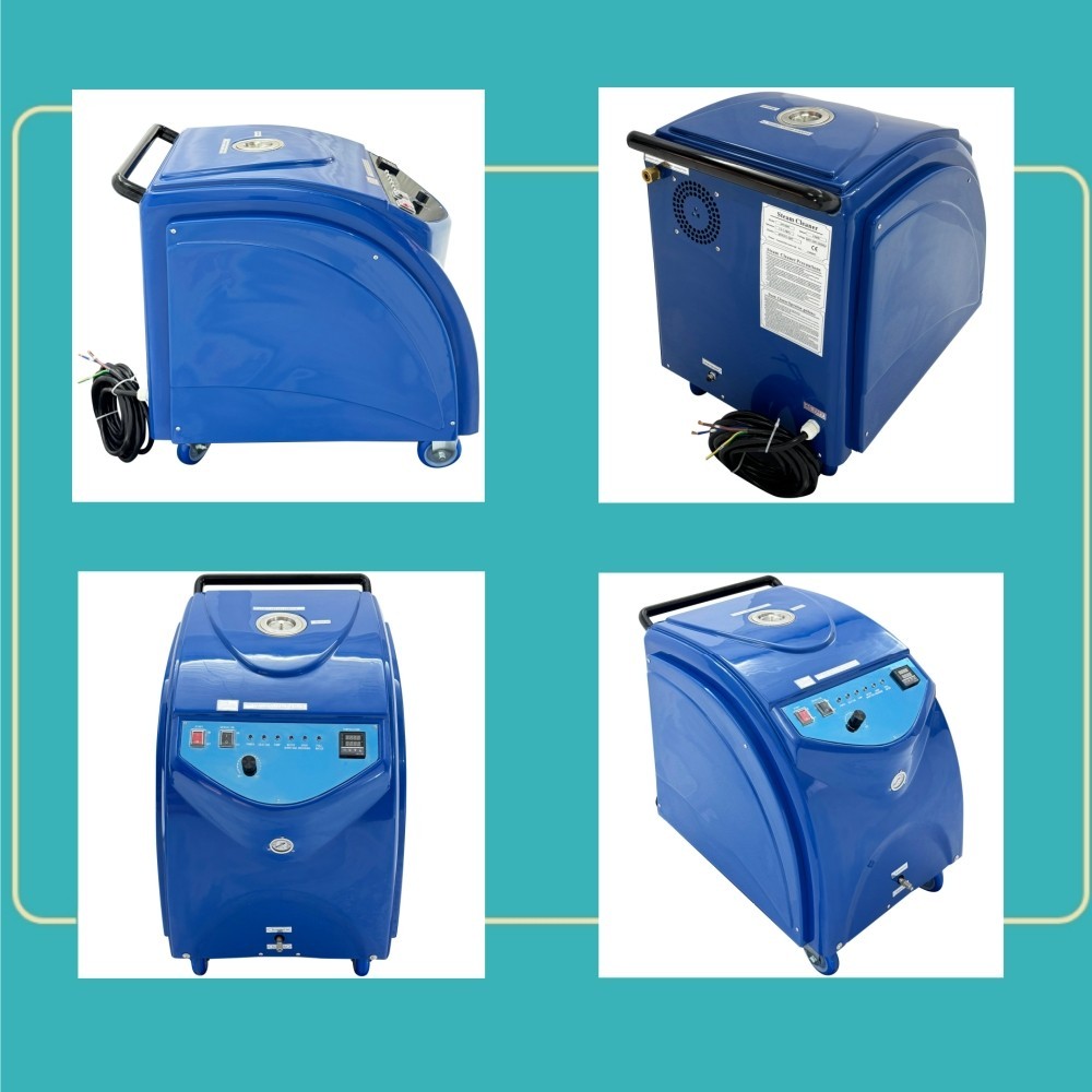 220V 6KW High Pressure Steam Cleaner Commercial Car Washer 6-13Bar 167-198℃