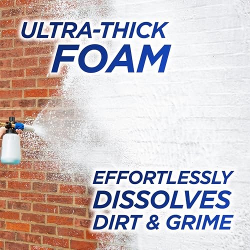 Foam Cannon Kit – Pressure Washer Sprayer + 8 fl. oz. Soap – Foaming Cleaner