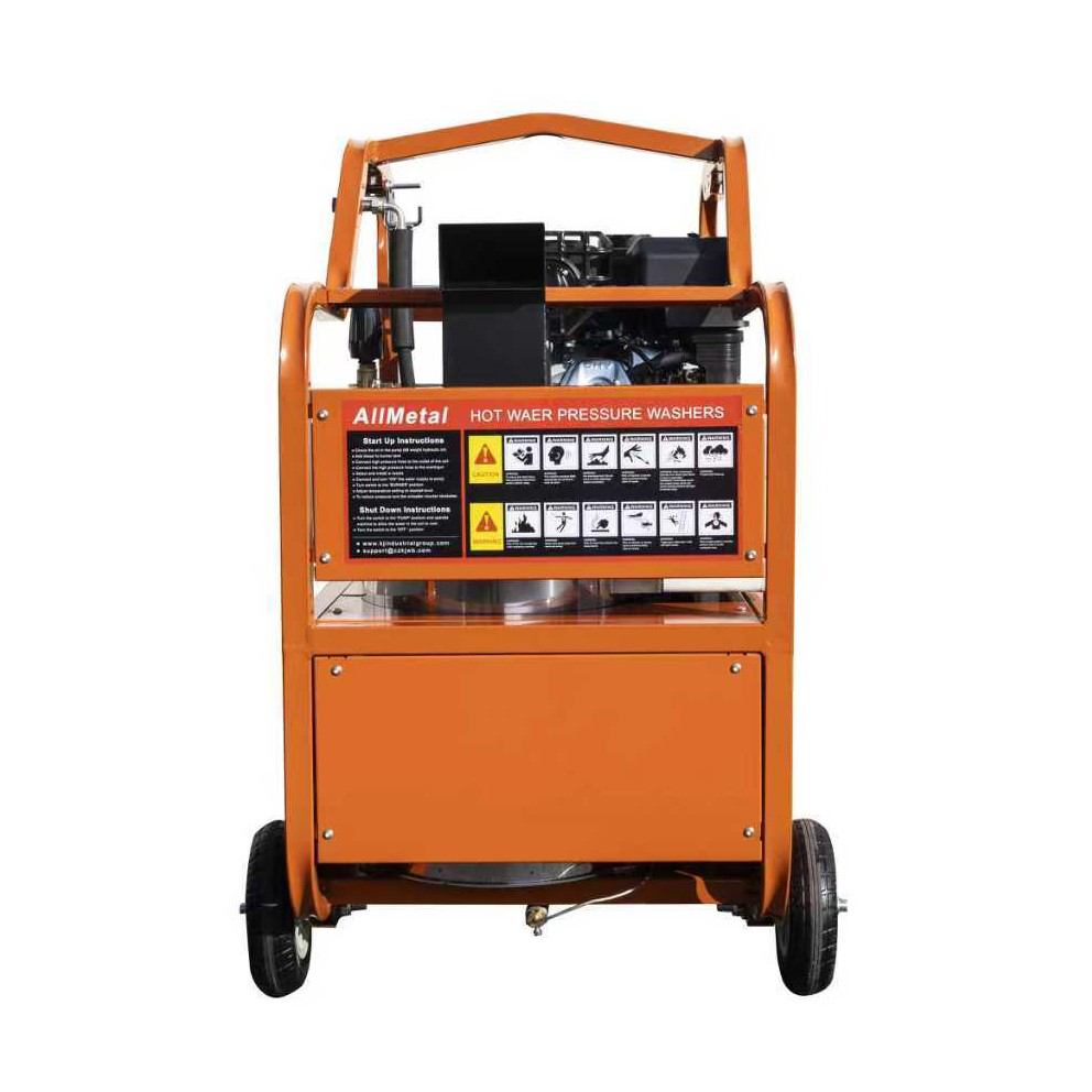 Commercial Hot Water Pressure Washer 4000 PSI 4.0 GPM 420cc Gas Electric Start