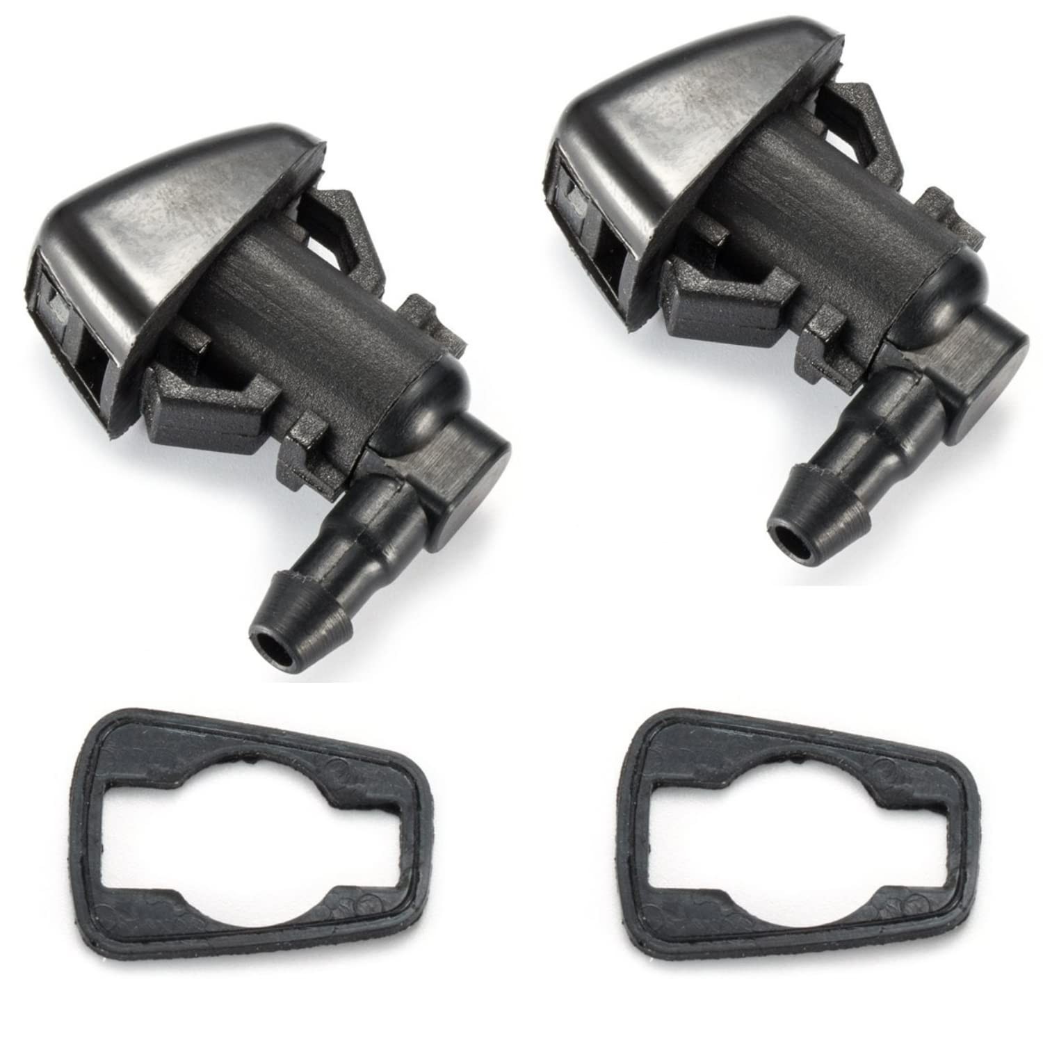2 Front Windshield Washer Nozzle Jet Kit fit for 2008 2009 2010 Ford F-250 F-…